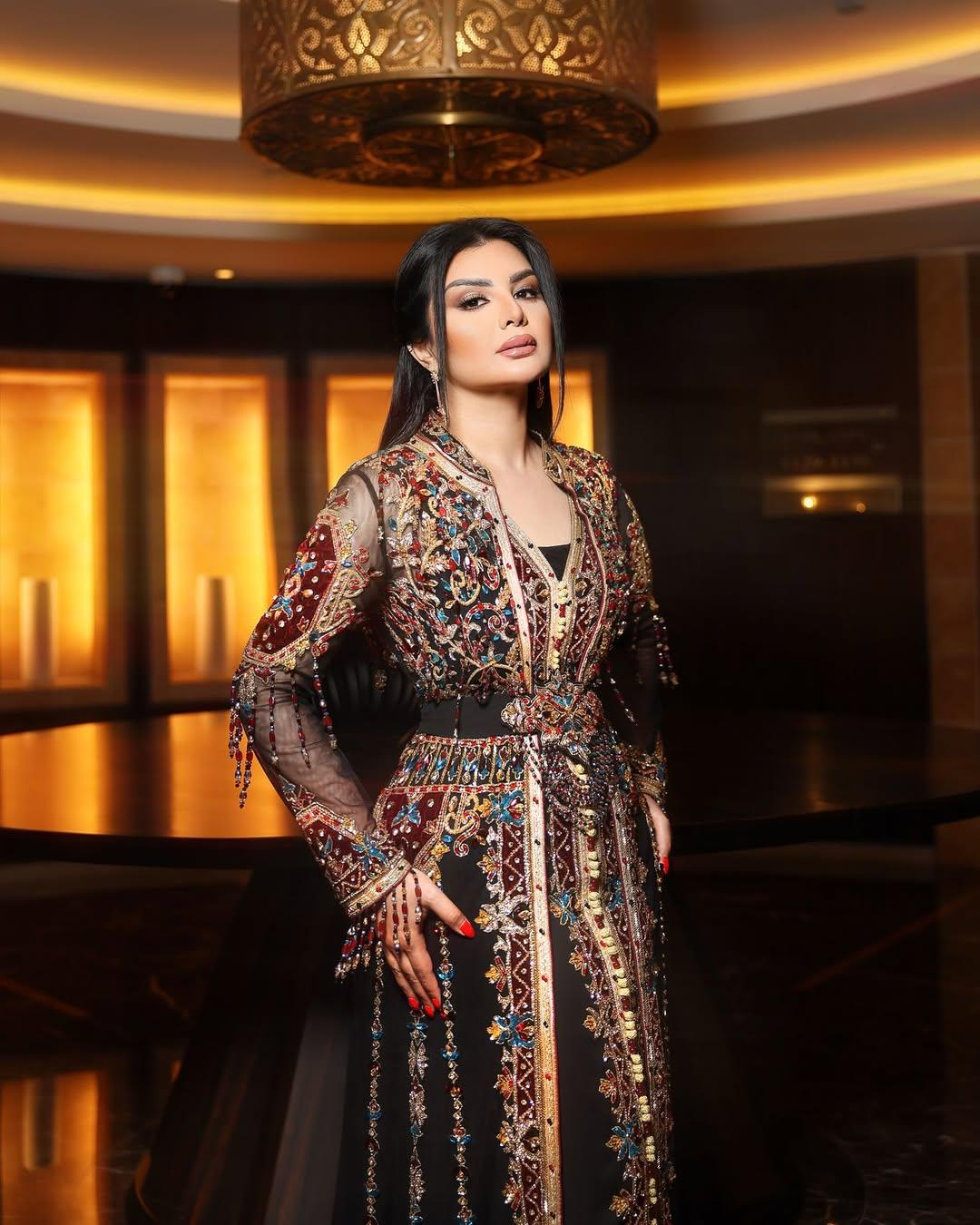 Luxury Moroccan Bridal Kaftan Takchita | Hand Embroidered Wedding Dress, Custom Made