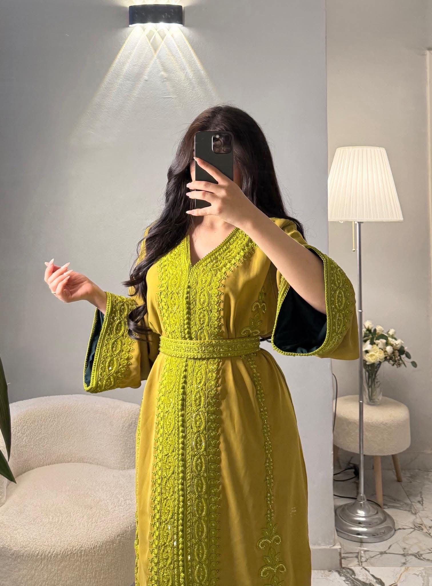 Luxury Moroccan Bridal Kaftan Takchita | Hand-Embroidered Wedding Dress, Custom Made Caftan