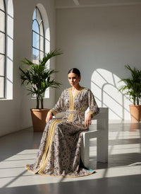 Luxury Hand-Embroidered Moroccan Bridal Kaftan Takchita | Custom Made Caftan Gown