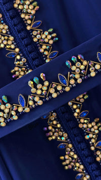 Luxury Moroccan Bridal Kaftan Takchita | Hand Embroidered Wedding Dress (Custom Made)