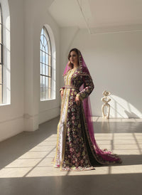 Luxury Moroccan Bridal Kaftan Takchita | Hand Embroidered Wedding Dress (Custom Made)