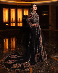 Luxury Moroccan Bridal Kaftan Takchita | Hand Embroidered Wedding Dress, Custom Made
