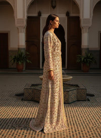 Luxury Moroccan Bridal Kaftan Takchita | Hand Embroidered Wedding Dress, Custom Made Caftan